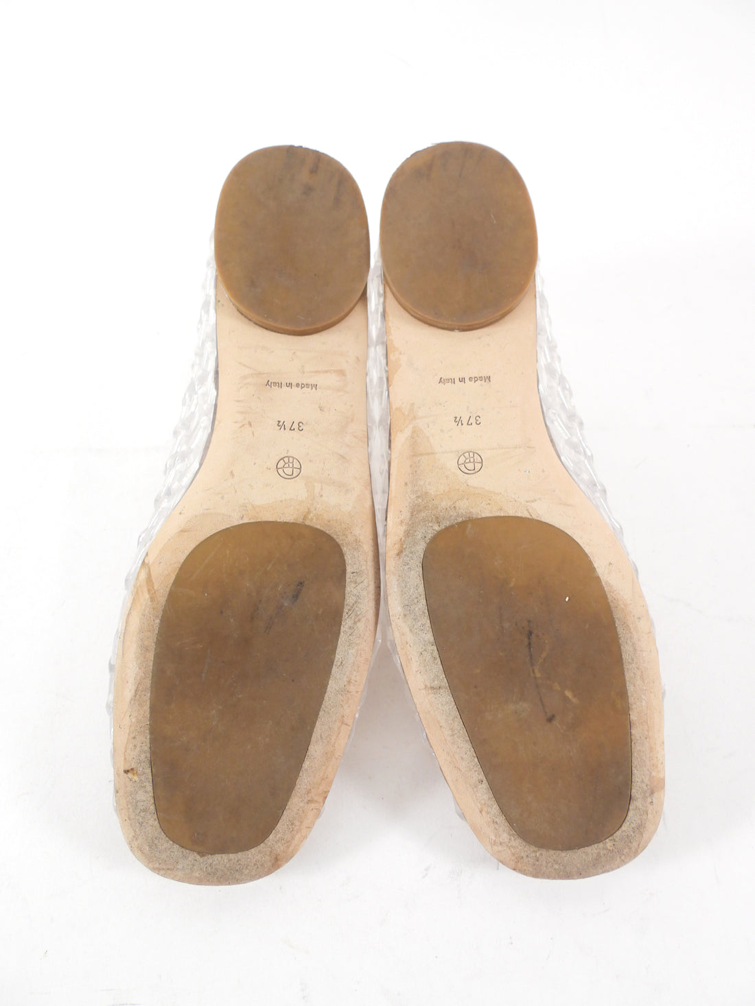 The Row Mara Clear Jelly Flat Shoes - 37