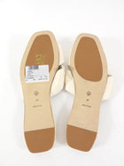 The Row Ivory Soft Knot Flat Sandals - 37