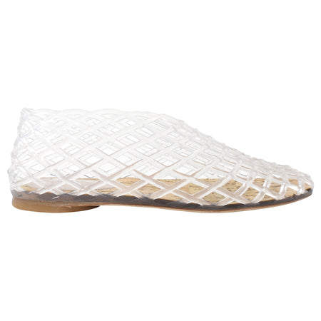The Row Mara Clear Jelly Flat Shoes - 37