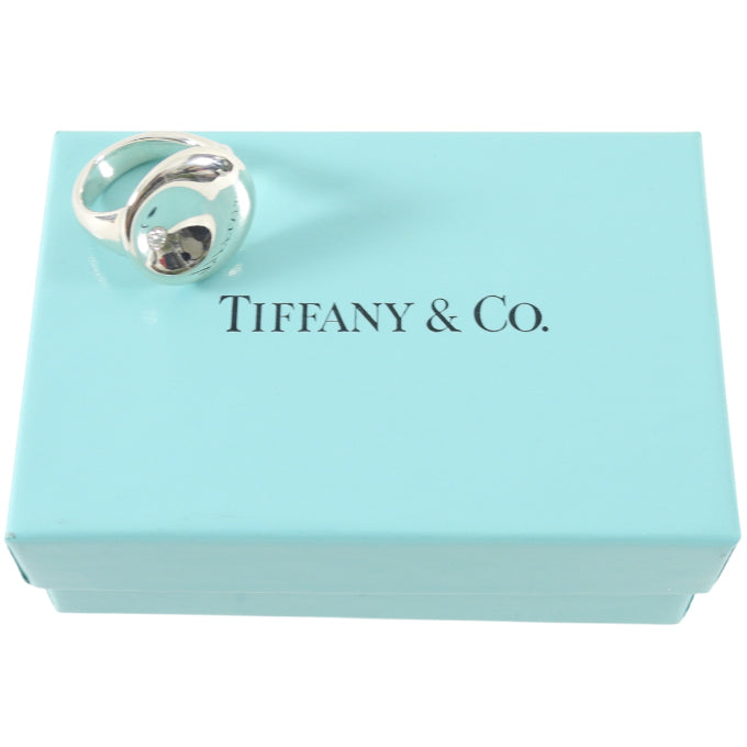 Tiffany & Co. x Elsa Peretti Sterling Silver Diamond Full Circle Ring