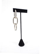 Alexander Wang Chunky 3 Loop Chain Drop Mono Earring