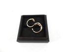 Hermes Filet D’Or 18k Rose Gold Diamond Double Ring Large Size - 52 / 6