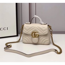 Gucci GG Marmont Mini Top Handle Bag GU547260-beige