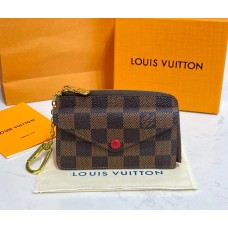 Louis Vuitton Damier Ebene Card Holder Recto Verso N60405-red