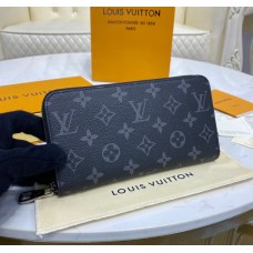 Louis Vuitton Monogram Eclipse Zippy Wallet M42616-black