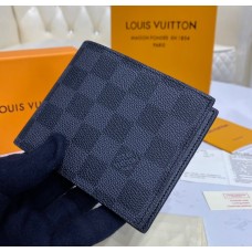 Louis Vuitton Damier Graphite Amerigo Wallet N60053-black