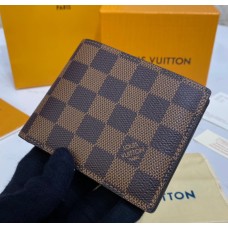 Louis Vuitton Damier Ebene Multiple Wallet N60895-brown