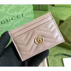 Gucci GG Marmont Card Case GU-W443127-tan