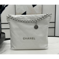 Chanel 22 Handbag C3261B-white