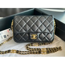 Chanel Mini Flap Bag C3757-black
