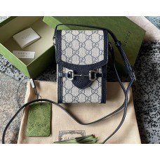 Gucci Horsebit 1955 mini bag GU625615CA-blue