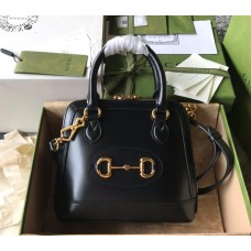 Gucci Horsebit 1955 Mini Top Handle Bag GU640716L-black