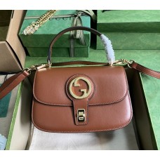 Gucci Blondie Top Handle Bag GU735101-brown