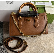 Gucci Diana Small Shoulder Bag GU735153-brown