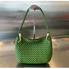 Bottega Veneta Clicker Small Shoulder Bag B730968-avocado