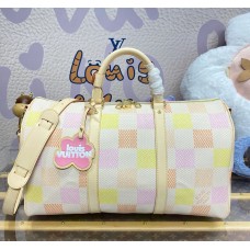 Louis Vuitton Keepall Bandouliere 45 N40713-pink