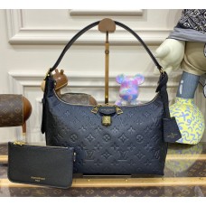 Louis Vuitton Monogram Empreinte leather Sac Sport M46610-black