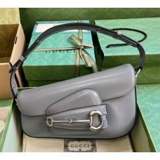 Gucci Horsebit 1955 Small Shoulder Bag GU764155L-gray