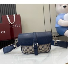 Gucci Bi-colour GG super mini bag GU795213-dark-blue