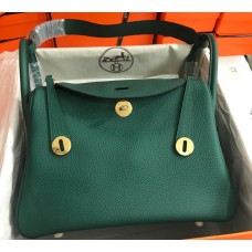 Hermes Lindy 26cm H6626G-Malachite