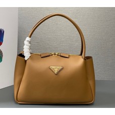 Prada Medium leather handbag PD1BA444-caramel