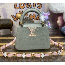 Louis Vuitton Capucines Mini M23363-light-grey