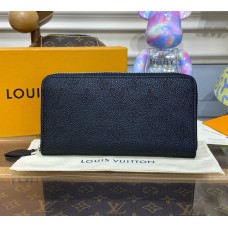 Louis Vuitton Mahina Leather Zippy Wallet M61867-black