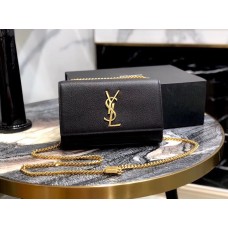 Saint Laurent Kate Small In Grained Leather YSL628215A-black