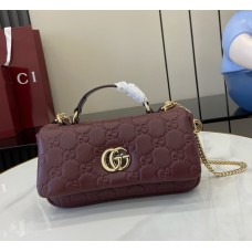 Gucci GG Milano mini top handle bag GU806017-L-wine