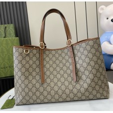 Gucci GG Emblem Large tote bag GU815213-brown