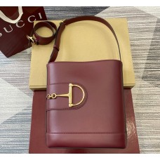 Gucci 73 medium bucket bag GU833660L-wine