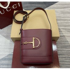 Gucci 73 Small bucket bag GU833665L-wine