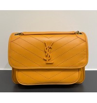 Saint Laurent Medium Niki Chain Bag In Lambskin YSL498894-SP-yellow