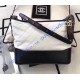 Chanel Gabrielle Hobo Bag White Black