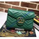 Gucci GG Marmont Green matelasse mini bag