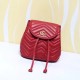 Gucci GG Marmont Red matelassé backpack