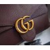 Gucci GG Marmont Leather Shoulder Bag GU401173-brown