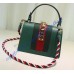 Sylvie Green Leather Mini Bag