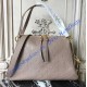 Louis Vuitton Monogram Empreinte Leather Ponthieu PM Light Gray