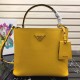 Prada Double Saffiano leather bag Yellow