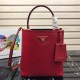 Prada North South Double Bag Red