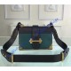 Prada Cahier Bag Green and Black