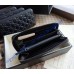 Black Guccissima Leather Zip Around Wallet