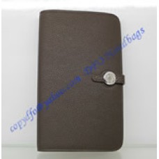Hermes Dogon Combined Wallet HW508 coffee