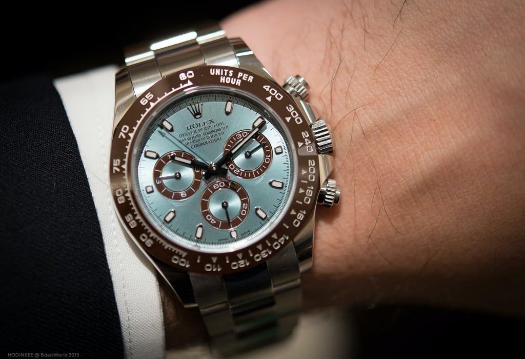 Rolex Replica Daytona 116506 Platinum Ice Blue Dial in White Gold