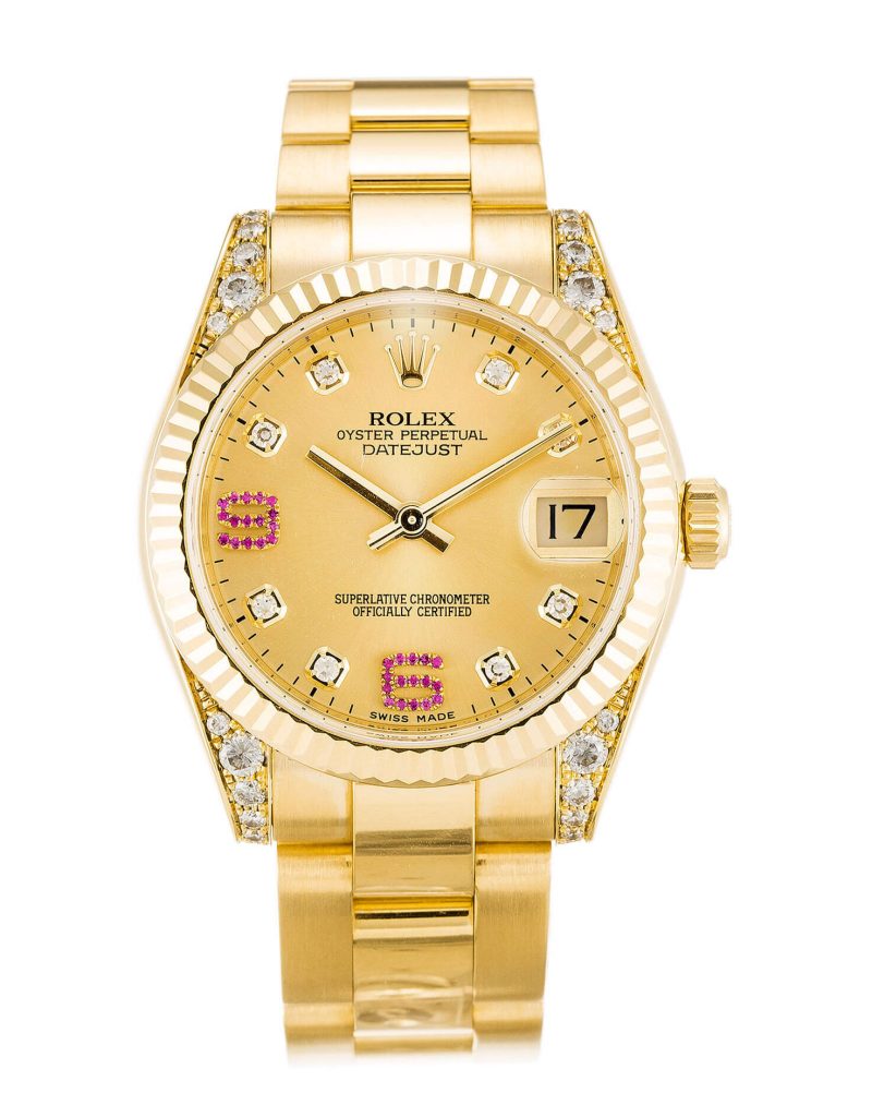 Luxury Replica Rolex Datejust 178238 31mm Champagne Dial