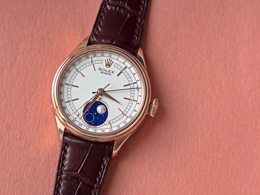 Rolex Replica Cellini Moonphase 50535 White Dial