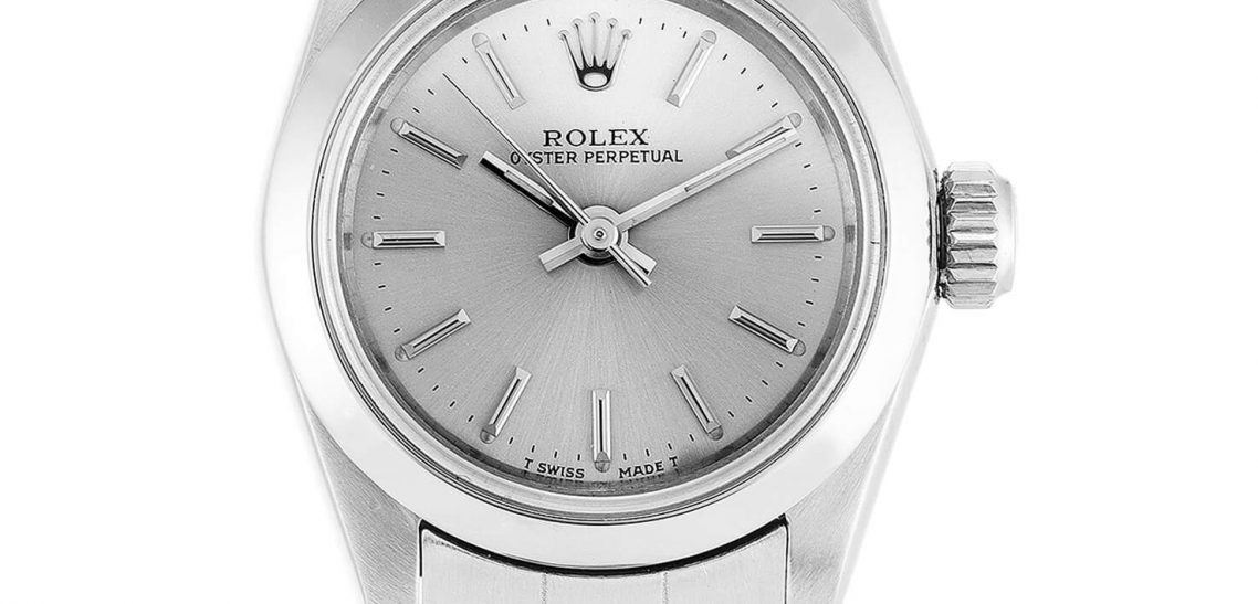 Lady Rolex Replica Oyster Perpetual 67180 26mm Silver Dial