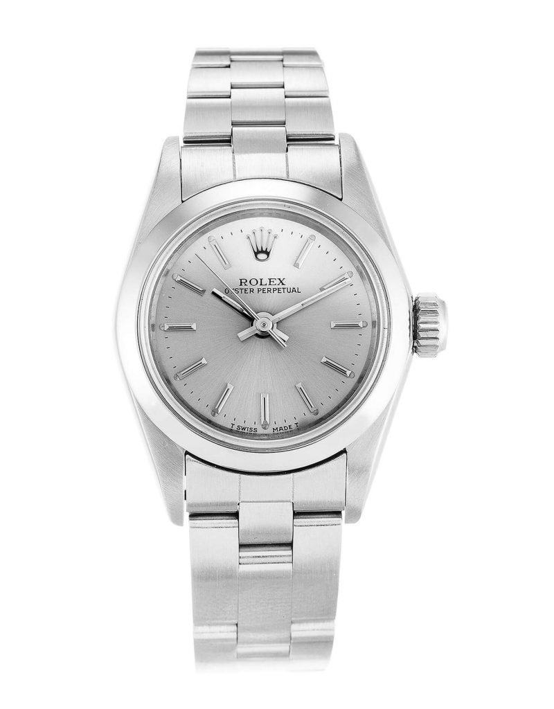 Lady Rolex Replica Oyster Perpetual 67180 26mm Silver Dial