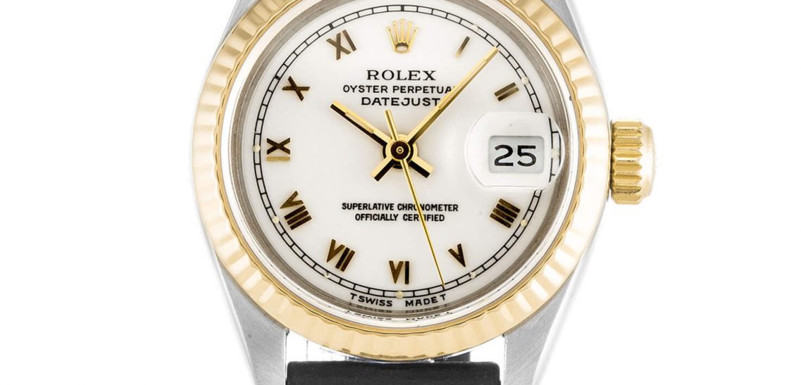 Replica Rolex Lady-Datejust 69173 26mm White Dial